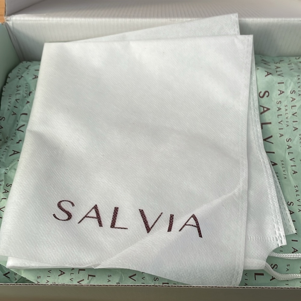 NWT Salvia dark grey water resistant “hydra suede” booties, size 38 (US 7-7.5) - Picture 15 of 16